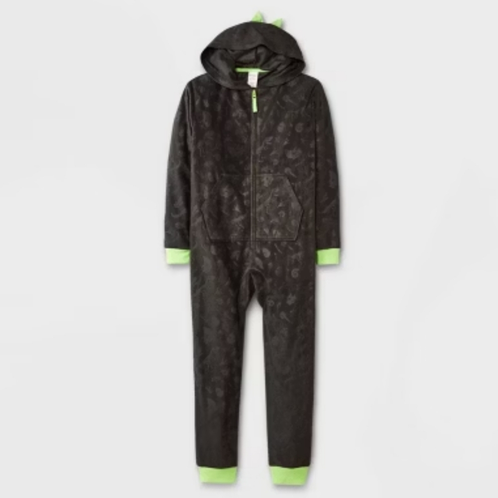 Cat & Jack Dinosaur Union Suit Size XS 4/5